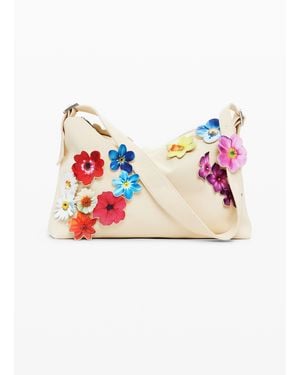 Desigual Tyler Mcgillivary 3D Floral Bag, Cotton - Multicolour
