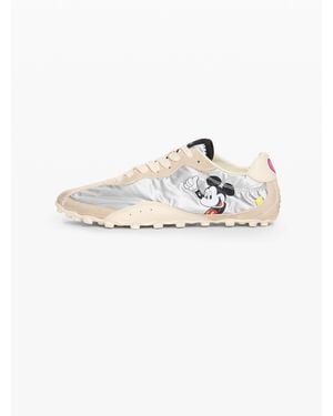 Desigual Bedruckte Disney Turnschuhe, Damen, Schwarz - Weiß