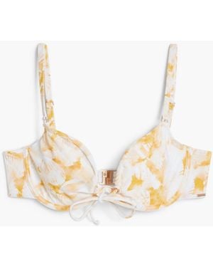 Desigual Tulip Bikini Top - White