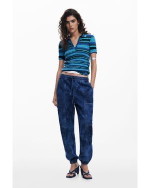 Desigual Light Jogger Jeans - Blue