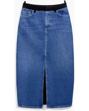 Desigual Two-Tone Skirt - Blue