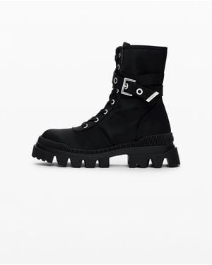 Desigual Combat Boot, Polyamide - Black