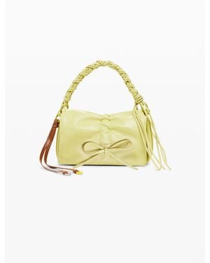 Desigual Small Shiny Bow Bag - Yellow