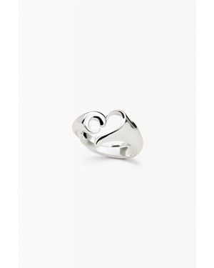 Desigual Anillo Corazón Zalio, Negro