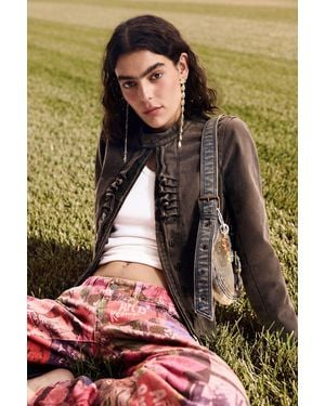 Desigual Cotton Jacket With Zipper, Cotton - Grey