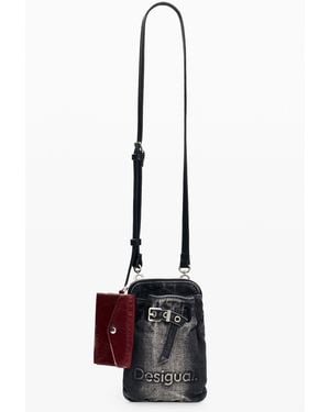 Desigual Large Denim Wallet - White