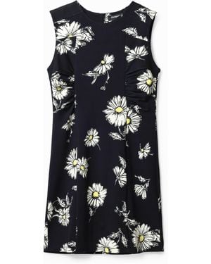 Desigual Floral Mini Dress - Black