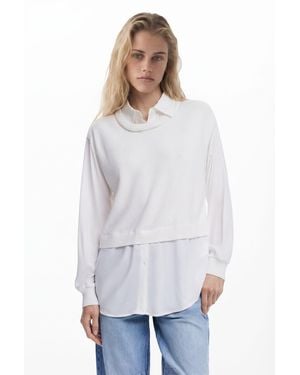 Desigual 2-In-1 Effect Shirt - White