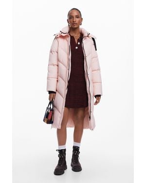 Desigual Padded Coat - Red