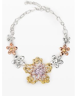 Desigual Pendant Flowers Zalio - White