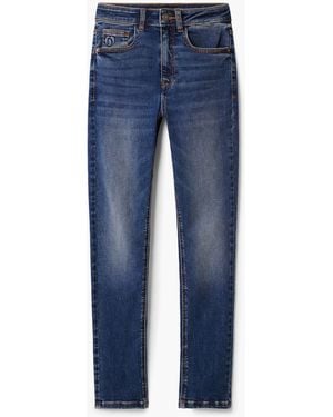 Desigual Plain Skinny Jeans - Blue