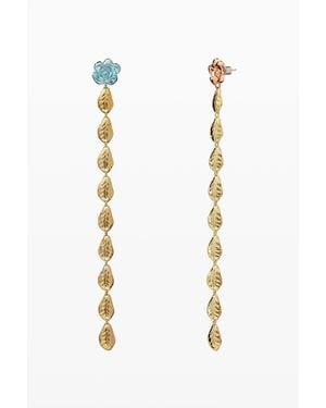 Desigual Long Garden Zalio Earrings - White