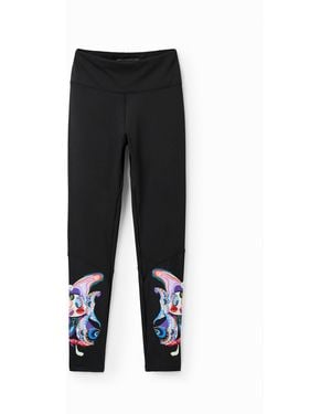 Desigual Leggings. Christian Lacroix, Schwarz
