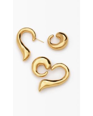 Desigual Heart Zalio Earrings - Metallic