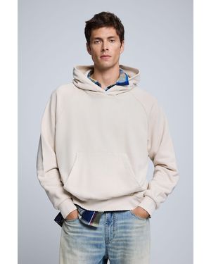 Desigual Hoodie, Cotton - Natural