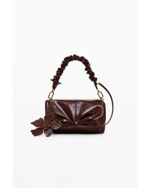 Desigual Small Shiny Floral Bag - Brown