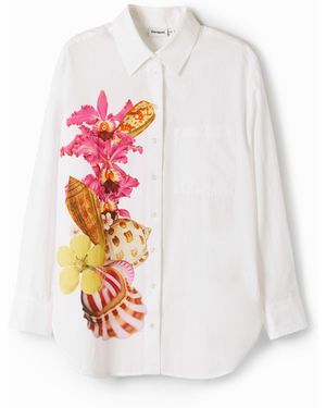 Desigual M. Christian Lacroix Shells Shirt, Cotton - White