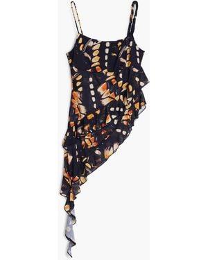 Desigual Butterfly Tank Top, Polyester - Black