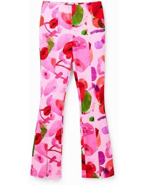 Desigual M. Christian Lacroix Lips Pants, Cotton - Pink