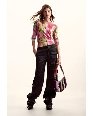 Desigual Jumper Designed By Mr. Christian Lacroix - Red