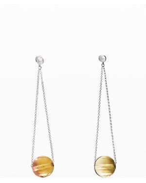 Desigual Small Flowers Necklace - White