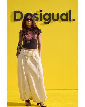 Desigual Balloon Trousers 100% Cotton - Black