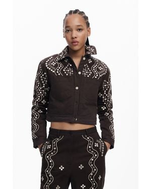 Desigual Mirror Jacket - Black