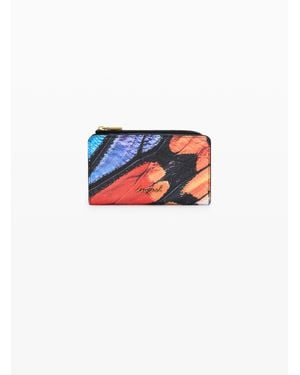 Desigual Butterfly Wallet, Polyurethane - Blue