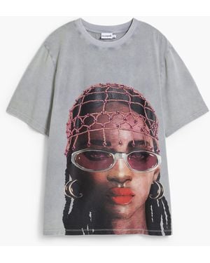 Desigual Short-Sleeve Expensive T-Shirt, Cotton - White