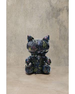 Desigual Small Graffiti Studio Backpack, Polyurethane - Blue
