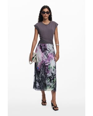 Desigual Dress Designed By Mr. Christian Lacroix - Black