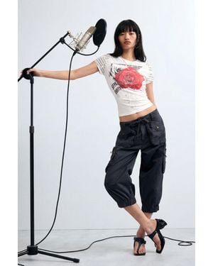 Desigual Cargo Pants 100% Cotton, Cotton - Black