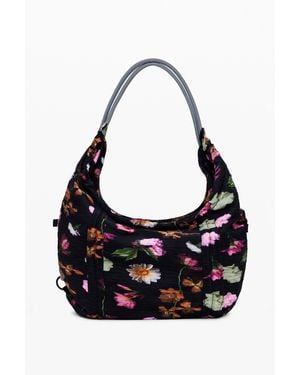 Desigual 2-In-1 Shopper Bag, Polyester - Black