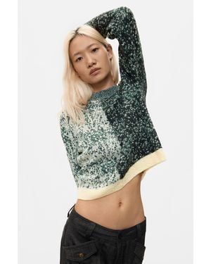 Desigual Chunky Knit Sweater - Green