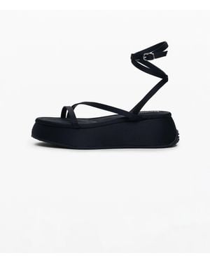 Desigual Platform Strap Sandal, Polyester - Black