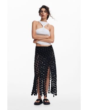 Desigual Catwalk Skirt, Polyester - White