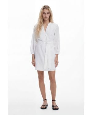 Desigual Palm Dress, Cotton - White