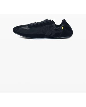 Desigual Leather Logo Trainers - Blue