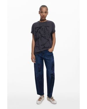 Desigual Boyfriend Samurai Jeans - Blue