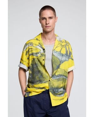 Desigual Checked-Print Shirt, Viscose - Gray