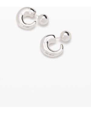 Desigual Zalio Hoop Earrings - Black