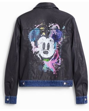 Desigual Mickey Mouse Hybrid Jacket - Blue