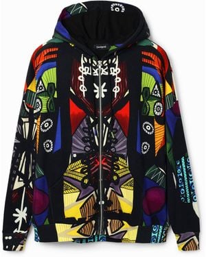 Desigual M. Christian Lacroix Arty Hoodie - Blue