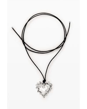 Desigual Heart Pendant Zalio - Black