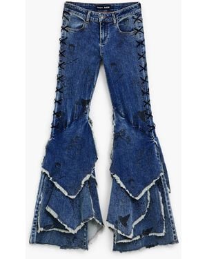 Desigual María Escoté Denim Pants, Cotton - Blue
