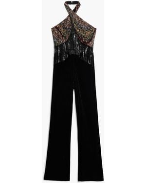 Desigual Two-Piece Jumpsuit, Polyester - Black