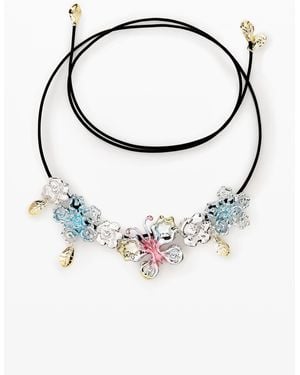 Desigual Pendant Flowers Zalio - Black