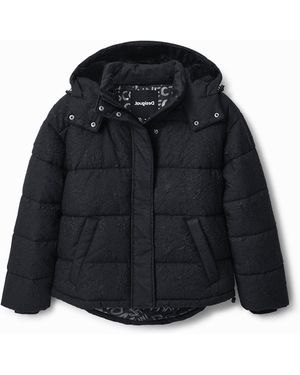 Desigual Textured Padded Jacket - Black