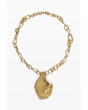 Desigual Multi-Position Pendant Shell-Plated Zalio - Metallic