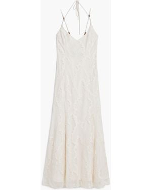 Desigual Devore Strap Dress - White